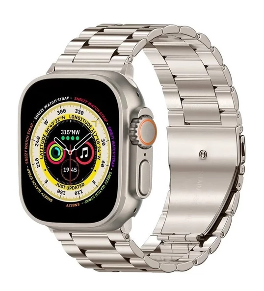 Tfy Store Watc 42-44-45-49 mm Uyumlu Metal Kordon Kolaylıkla her ölçüye uygun ayarlanabilir - 8