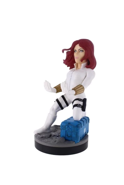 EXG Pro Cable Guys Marvel Black Widow White Suıt Phone and Controller Holder - Resim 6