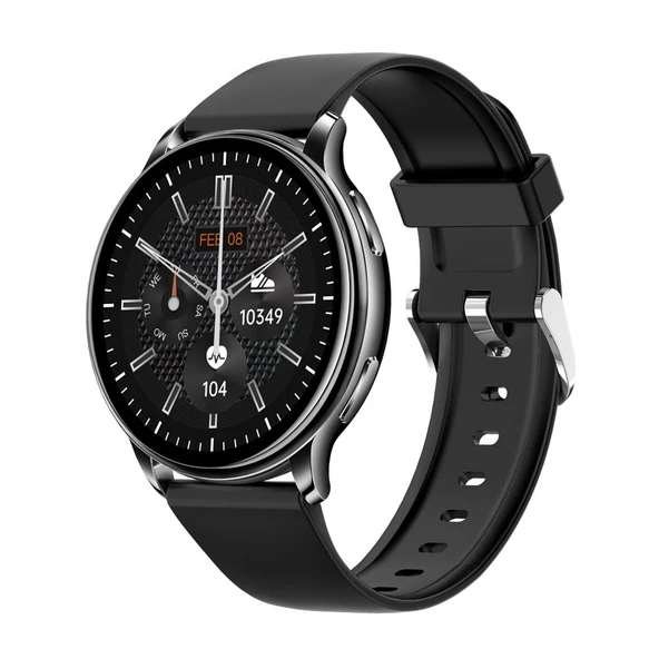 HZL Akıllı Saat Classic Black Siyah Retina Ekran - 4