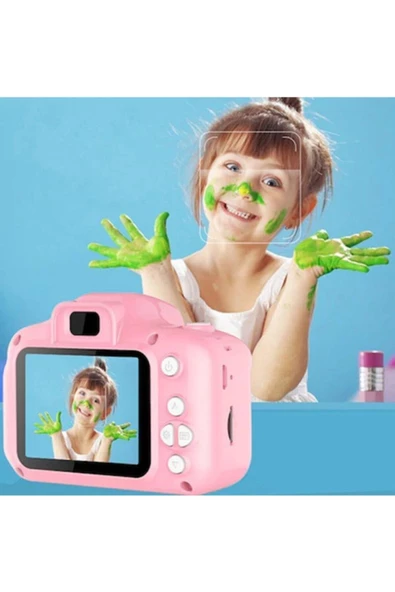 Mini 1080p Hd Kamera Çocuklar Için Dijital Fotoğraf Makinesi Cmr9 - Resim 2