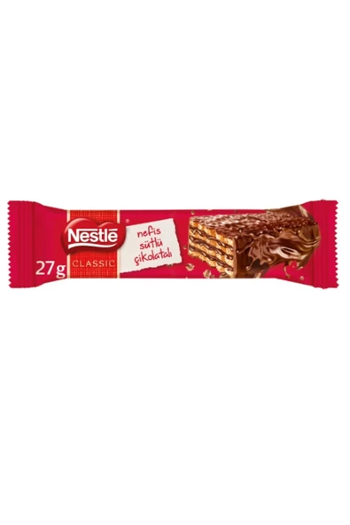 Nestle Çıtır Sütlü Çikolatalı Gofret 27G x 20 Li