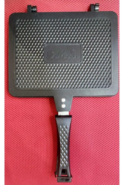 OMS 3733 Döküm Ocak Üstü Tost Makinesi 25x19cm - 3