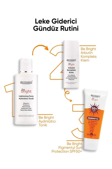 Dermoskin Be Bright Pigmentyl güneş Koruyucu Spf 50+ Krem 75 ml - 2'Li - Resim 5