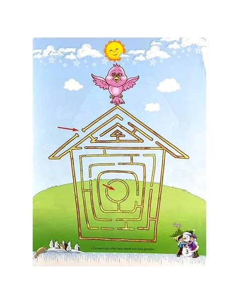 Kış Eğlencesi Tatil Kitabı Yumurcak Yayınları - 2