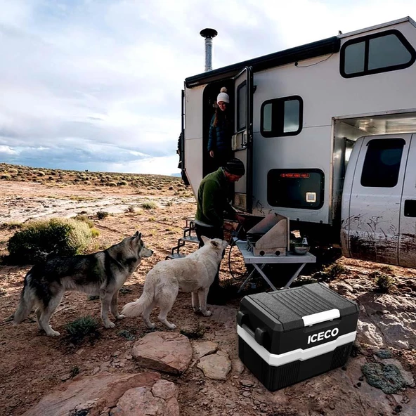Iceco Ycd45s 12/24Volt 43 Litre Outdoor Kompresörlü Oto Buzdolabı - 8