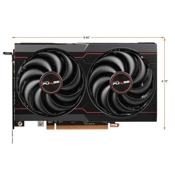 Sapphire Radeon RX 6600 PULSE 8GB GDDR6 128Bit DX12 AMD Ekran Kartı - Resim 3