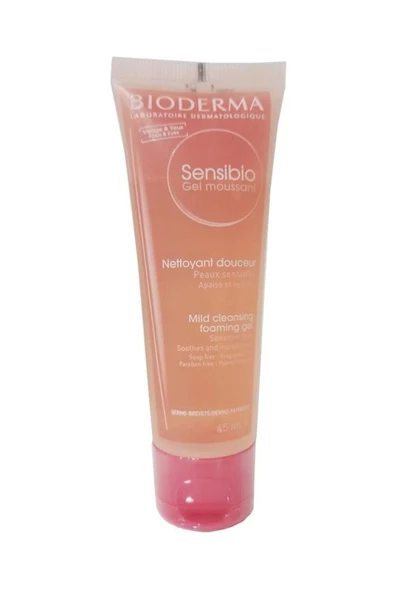 Bioderma Hassas Ciltler Için Yüz Temizleme Jeli  Sensibio Foaming Gel 45 ml