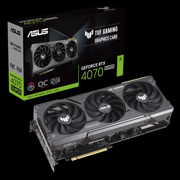 ASUS TUF Gaming GeForce RTX 4070 SUPER OC 12GB GDDR6X Edition Ekran Kartı