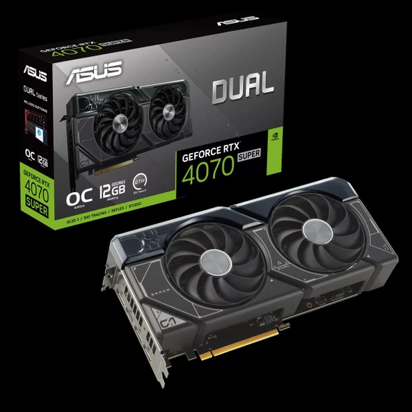 ASUS Dual GeForce RTX™ 4070 SUPER OC Edition 12GB GDDR6X Ekran Kartı