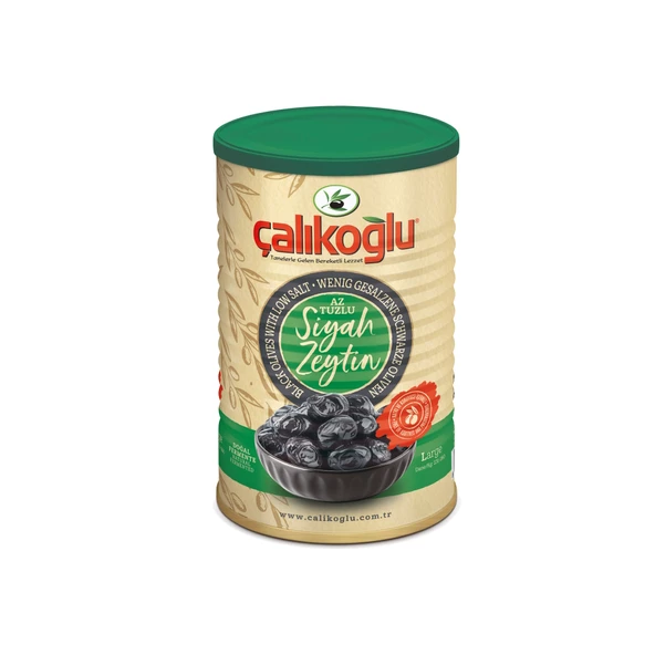 Çalıkoğlu Doğal Gemlik Özel Özel Siyah Zeytin (Az Tuzlu) 800 gr (231-260) L - 2