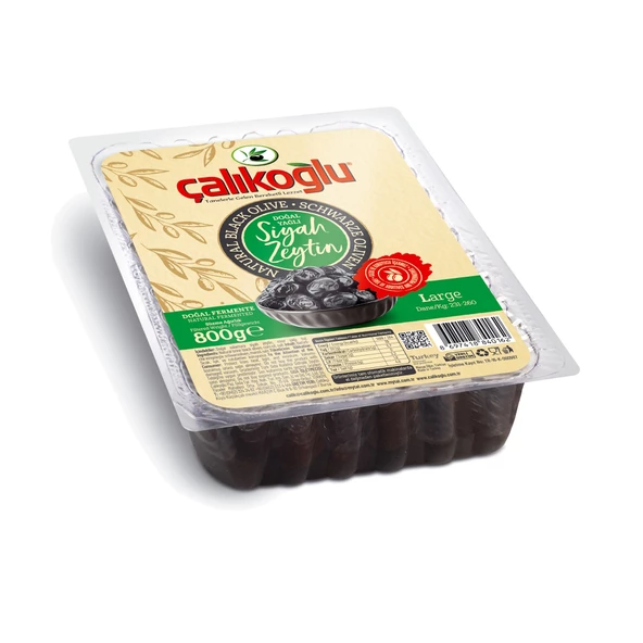 Çalıkoğlu Doğal Gemlik Özel Özel Siyah Zeytin 800 gr (231-260) L - 2