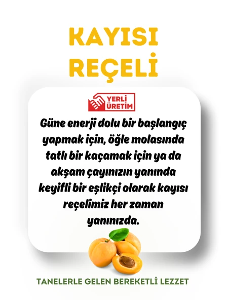 Mytat Geleneksel Kayısı Reçeli 380 gr (Cam Kavanoz) - 3