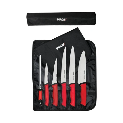 Pirge Duo Çantalı 6 Lı Bıçak Seti