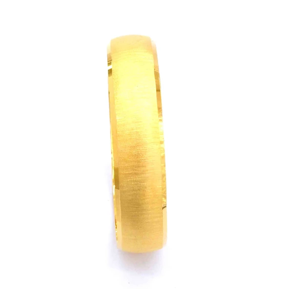 Altın Kaplama Kalemli İmitasyon 15mm Kalınlık Bilezik BLZ-1250 - 4