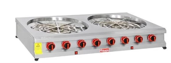 Himaksan Set Üstü Gazlı Motorlu 2 Li Börek Ocağı