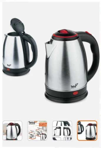 Teba Th-118Ck 1800 Ml Paslanmaz Çelik Su Isıtıcı Kettle - 2