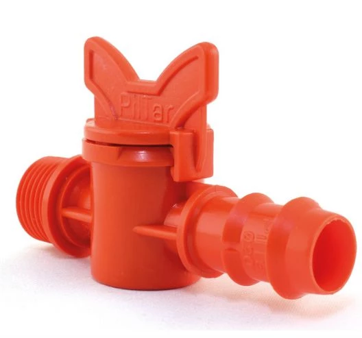 Piltar 20X16 Erkek Dişli Kurtağız Damlama Sulama Mini Vana 10 Adet - 2