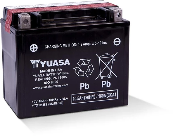 Piaggio-Vespa 300 GTS300, GTV300 2010-2016 YUASA 12V 10AH AKÜ