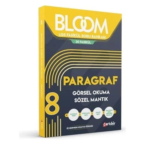 ARTIBİR YAYINLARI Paragraf Görsel Okuma Sözel Mantık LGS Fasikül Soru Bankası
