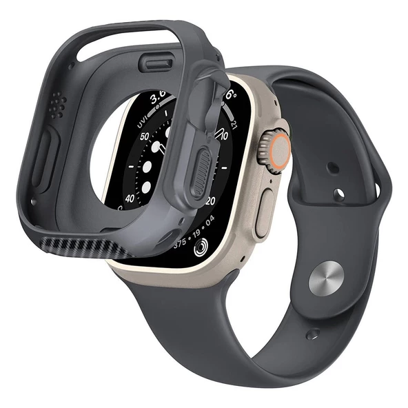 Watch Ultra 49mm Silikon TPU Kasa Koruyucu Watch Gard 31 - 11