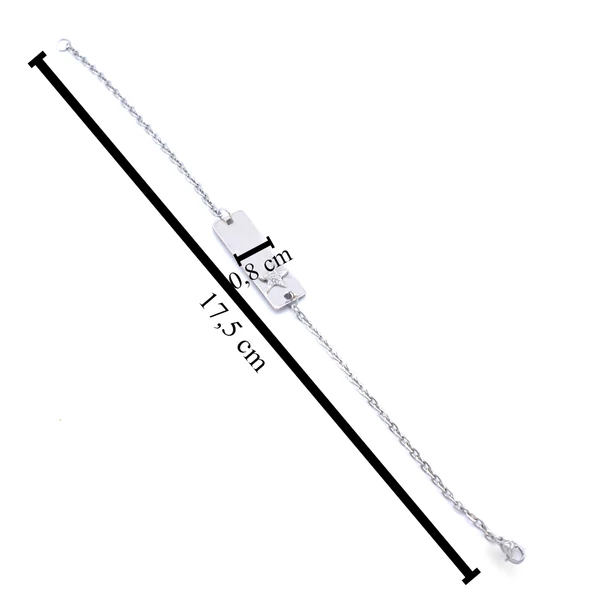 316L Çelik Yıldız Model Bileklik BLK-1020 - Resim 4