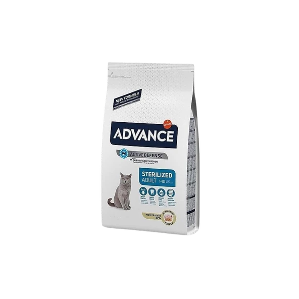 ADVANCE Hindili Kısırlaştırılmış Kedi Maması 1,5 Kg