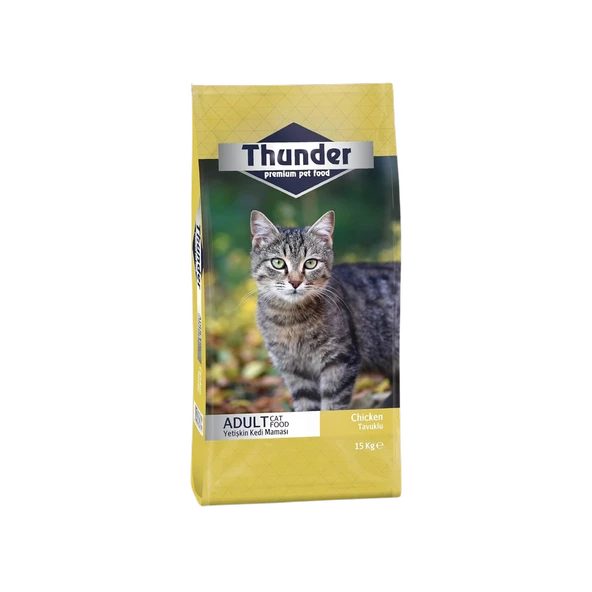 THUNDER Tavuklu Yetişkin Kedi Maması 15 Kg