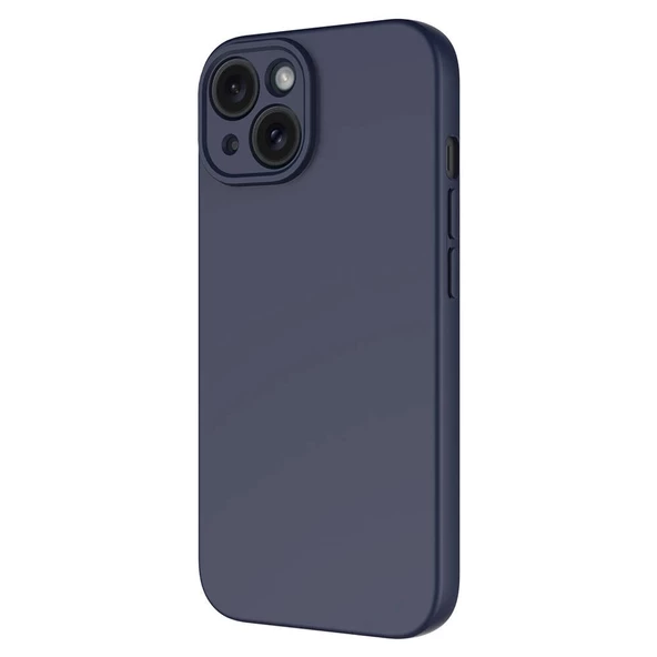 iPhone 15 Plus Uyumlu Kılıf İç Yüzeyi Kadife Lansman Kapak - 8