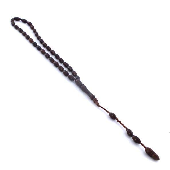 FerizZ Arpa Kesim Kahve Rengi Tesbih T-178 - 2