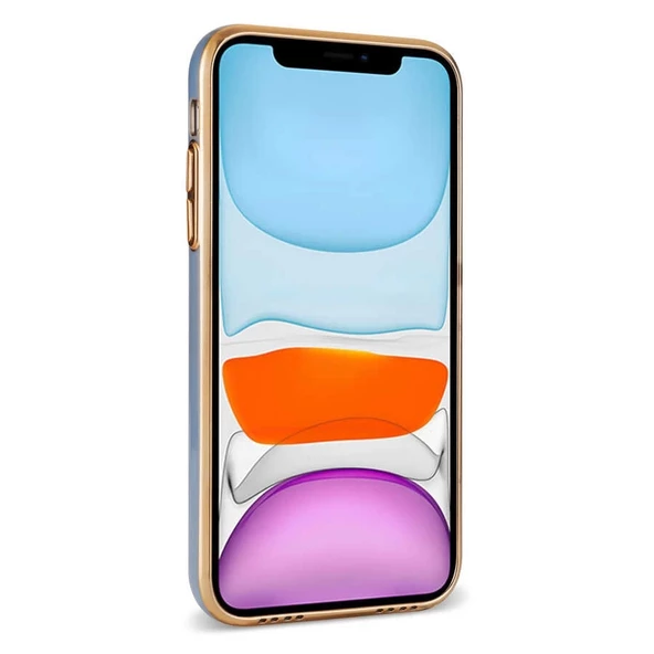 iPhone 12 Uyumlu  Uyumlu KılıfBark Kartlıklı Kapak - 11