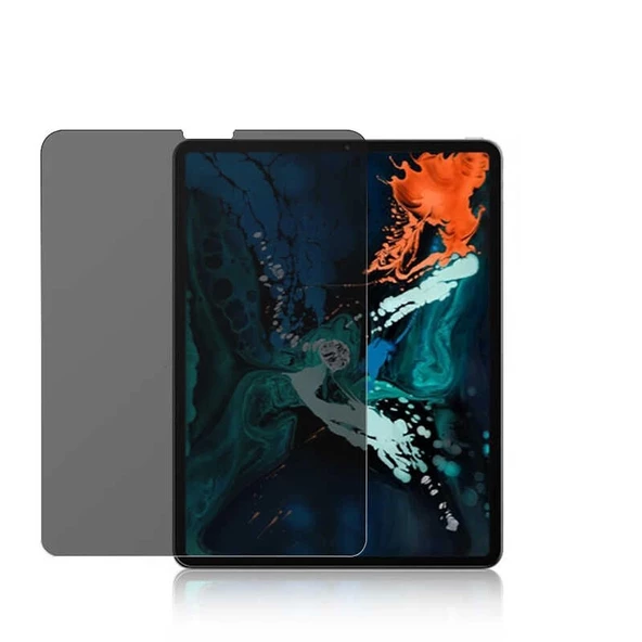 iPad Pro 12.9 2022 M2 Tablet Privacy Temperli Cam Ekran Koruyucu - 6
