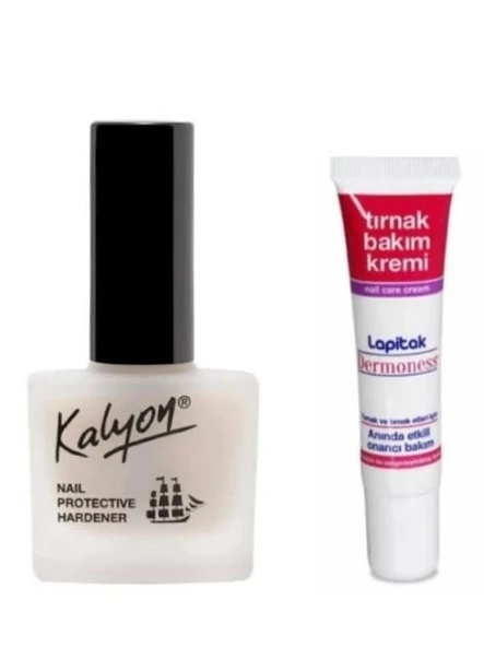 KALYON TIRNAK SERTLEŞTİRİCİ 11ML + LAPİTAK TIRNAK BAKIM KREMİ 15 ML