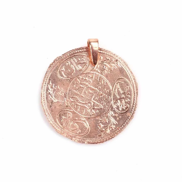 925 Ayar Gümüş Osmanlı Tuğrası Modeli Kolye Ucu - Resim 3