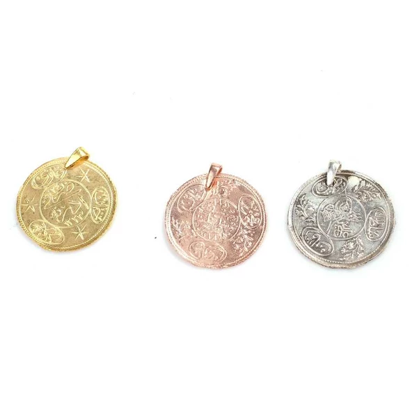 925 Ayar Gümüş Osmanlı Tuğrası Modeli Kolye Ucu - Resim 2