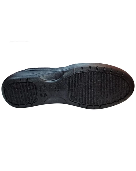 Riverland Z-57 Kadın Siyah Bağlı Ortopedik Casual Ayakkabı - 6