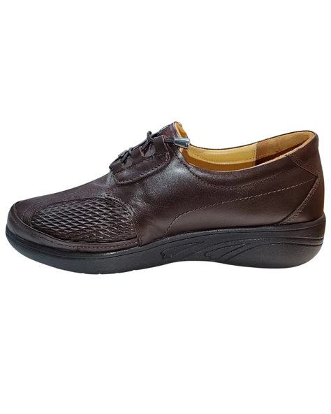 Riverland Z-57 Kadın Kahve Bağlı Ortopedik Casual Ayakkabı - 3