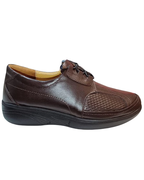 Riverland Z-57 Kadın Kahve Bağlı Ortopedik Casual Ayakkabı - 2