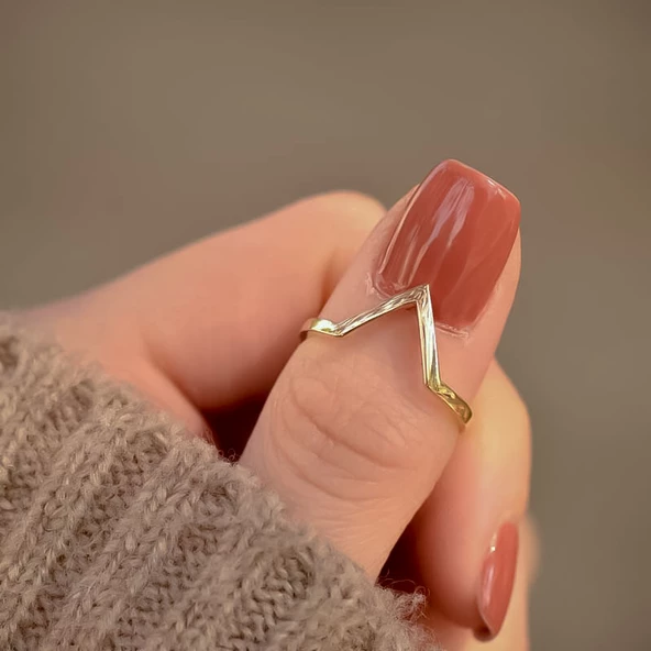 14k Sarı Altın Sade Yüzük