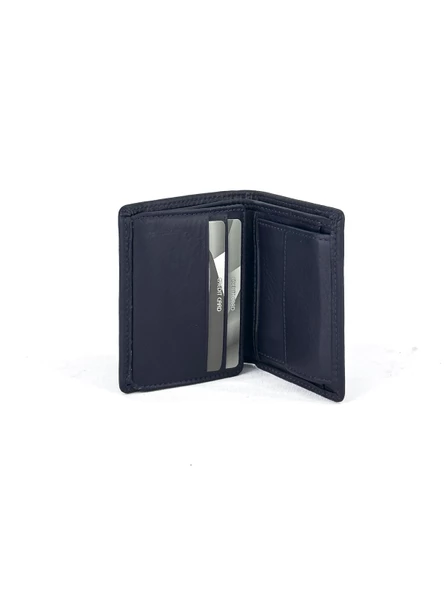 Louisiana Polo Hakiki Deri Erkek Cüzdan Lacivert 1783 - Resim 3