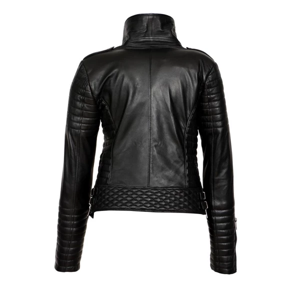 Fit Kesim Bayan Deri Mont - 8