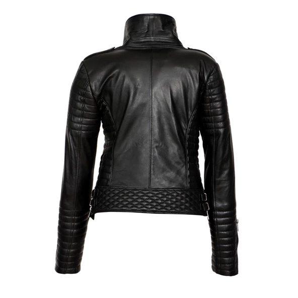Fit Kesim Bayan Deri Mont - 10
