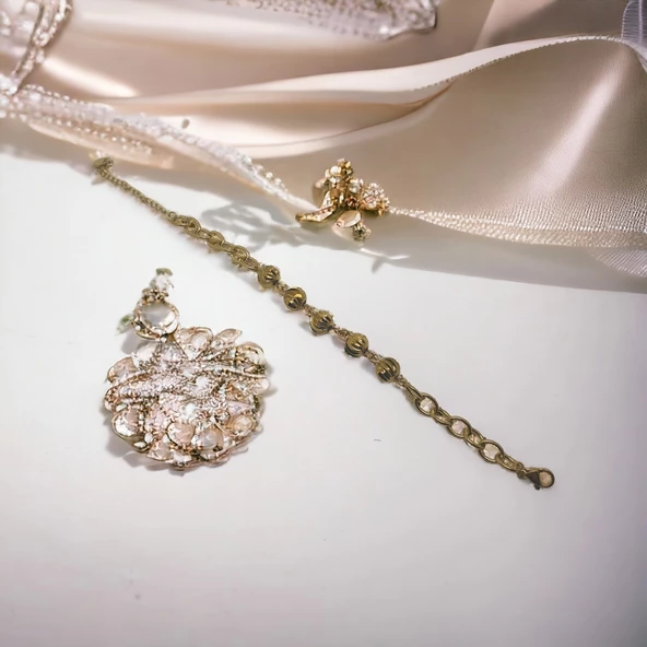 Toplu Bileklik Altın Rengi Görünümlü, Boy Ayarlı Paslanmaz Çelik - Resim 4