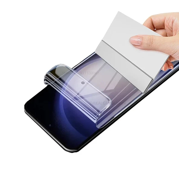 Tfy Store Infinix Note 30 5G/Note 30Pro/Note 30i/Uyumlu Ön Body Şeffaf Ultra Koruyucu Nano Jelatin - 5