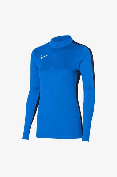 Nike W Dri-FIT Academy23 Drill Top DR1354-463 Mavi Kadın Antrenman Üstü