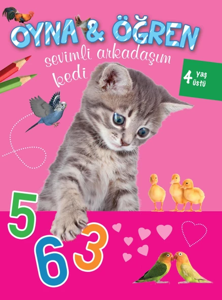 Oyna Öğren Sevimli Arkadaşım Kedi 4 Yaş Üstü - 1