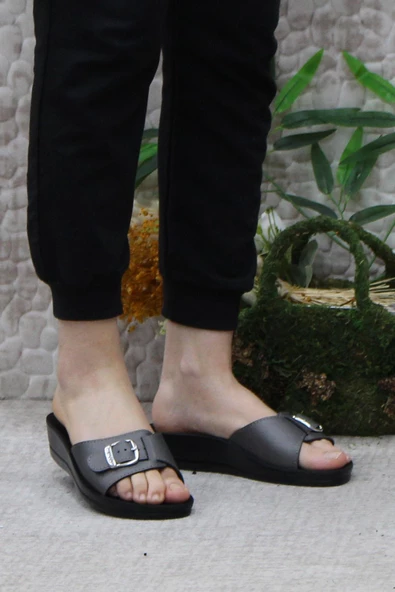 Ceyo Minerva Tokalı Ortapedik Kadın Terlik & Sandalet - 6