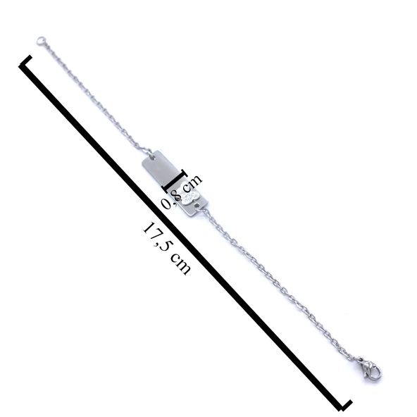 316l Çelik Kelebek Model Unisex Bileklik BLK-1017 - Resim 4