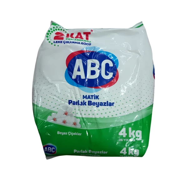 Abc Matik Beyaz Çiçek 4 kg Çamaşır Deterjanı