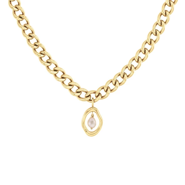 Calvin Klein CKJ35000560 İncili Kadın Kolye - Resim 2