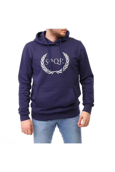 Raru TILYA - Erkek Lacivert Spor Sweatshirt - SQKS101-193 - 2